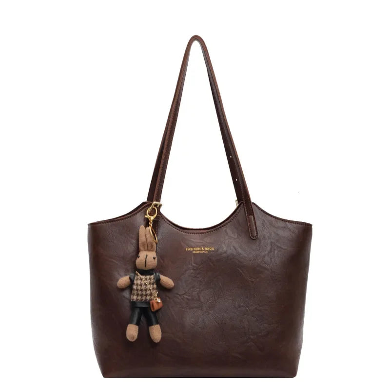 Mirabel | Women’s Classic Shopper Bag with Charm Detail