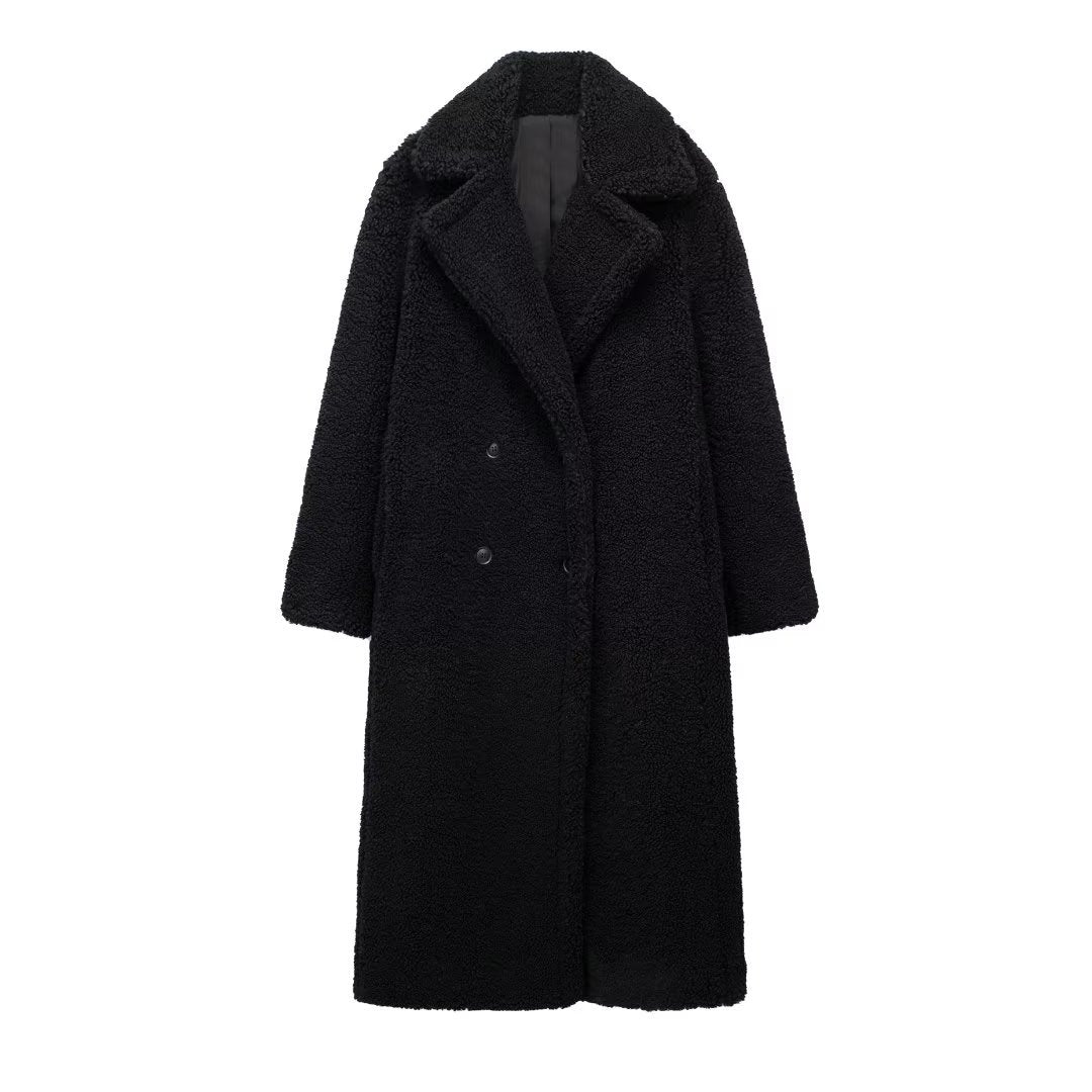 Eline | Women’s Long Teddy Coat