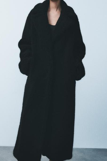 Eline | Women’s Long Teddy Coat