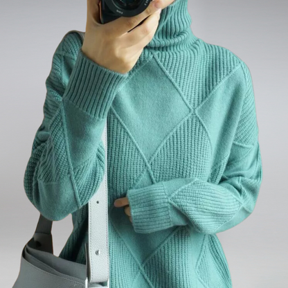 Aurora Cozy Turtleneck Sweater for Women | Soft Knit, Casual Warmth