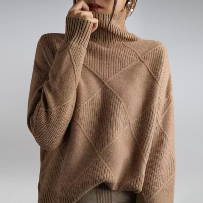 Aurora Cozy Turtleneck Sweater for Women | Soft Knit, Casual Warmth