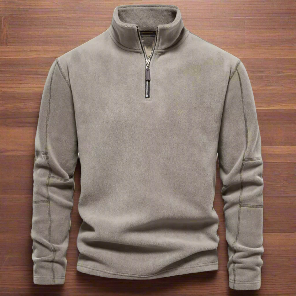 Fleece Pullover Men | Heat-insulating fleece lining for comfort