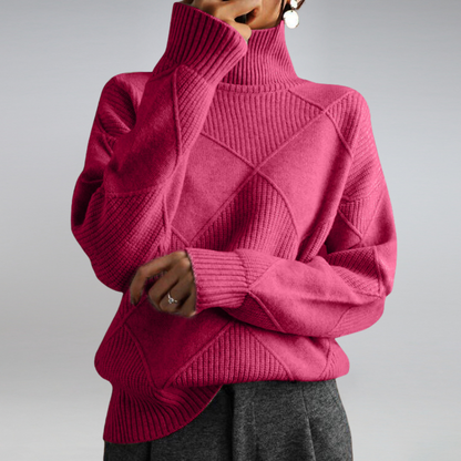 Aurora Cozy Turtleneck Sweater for Women | Soft Knit, Casual Warmth