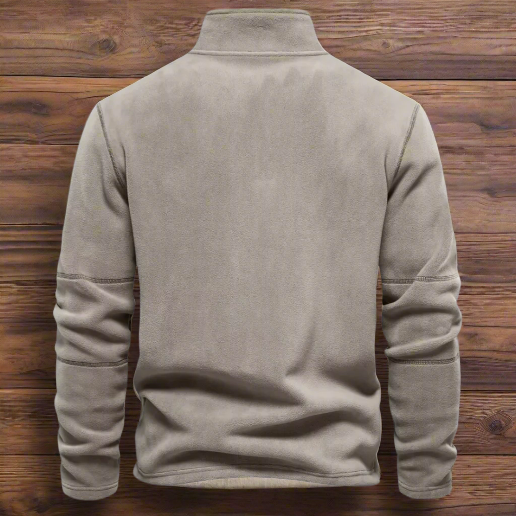 Fleece Pullover Men | Heat-insulating fleece lining for comfort
