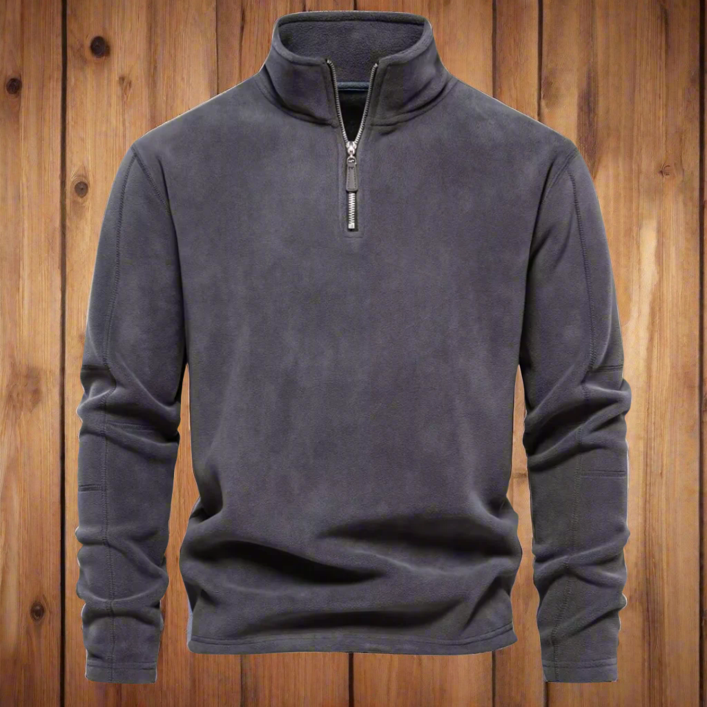 Fleece Pullover Men | Heat-insulating fleece lining for comfort