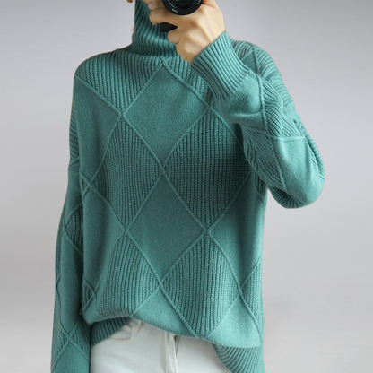 Aurora Cozy Turtleneck Sweater for Women | Soft Knit, Casual Warmth