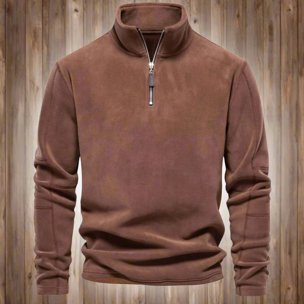 Fleece Pullover Men | Heat-insulating fleece lining for comfort