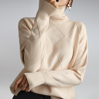 Aurora Cozy Turtleneck Sweater for Women | Soft Knit, Casual Warmth