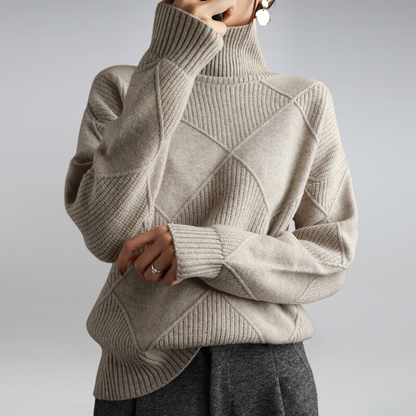 Aurora Cozy Turtleneck Sweater for Women | Soft Knit, Casual Warmth