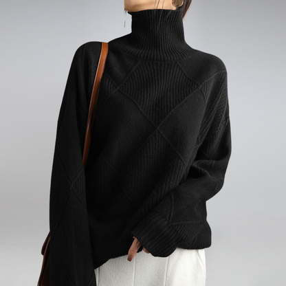 Aurora Cozy Turtleneck Sweater for Women | Soft Knit, Casual Warmth