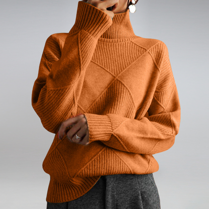 Aurora Cozy Turtleneck Sweater for Women | Soft Knit, Casual Warmth