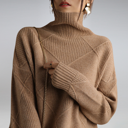 Aurora Cozy Turtleneck Sweater for Women | Soft Knit, Casual Warmth