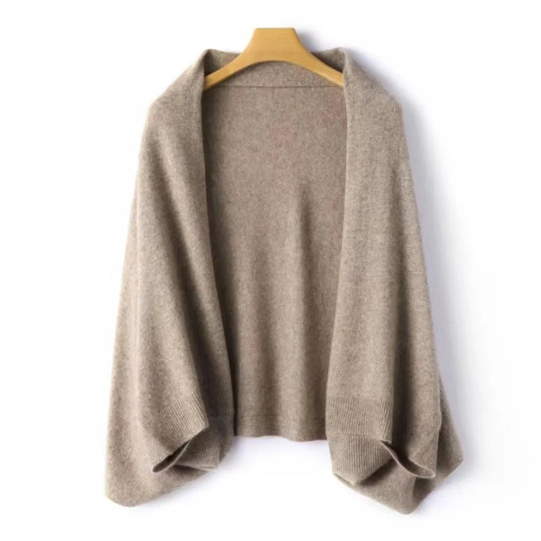 Aurelia Women's Cardigan | 100% Wool, Lightweight Shawl Design