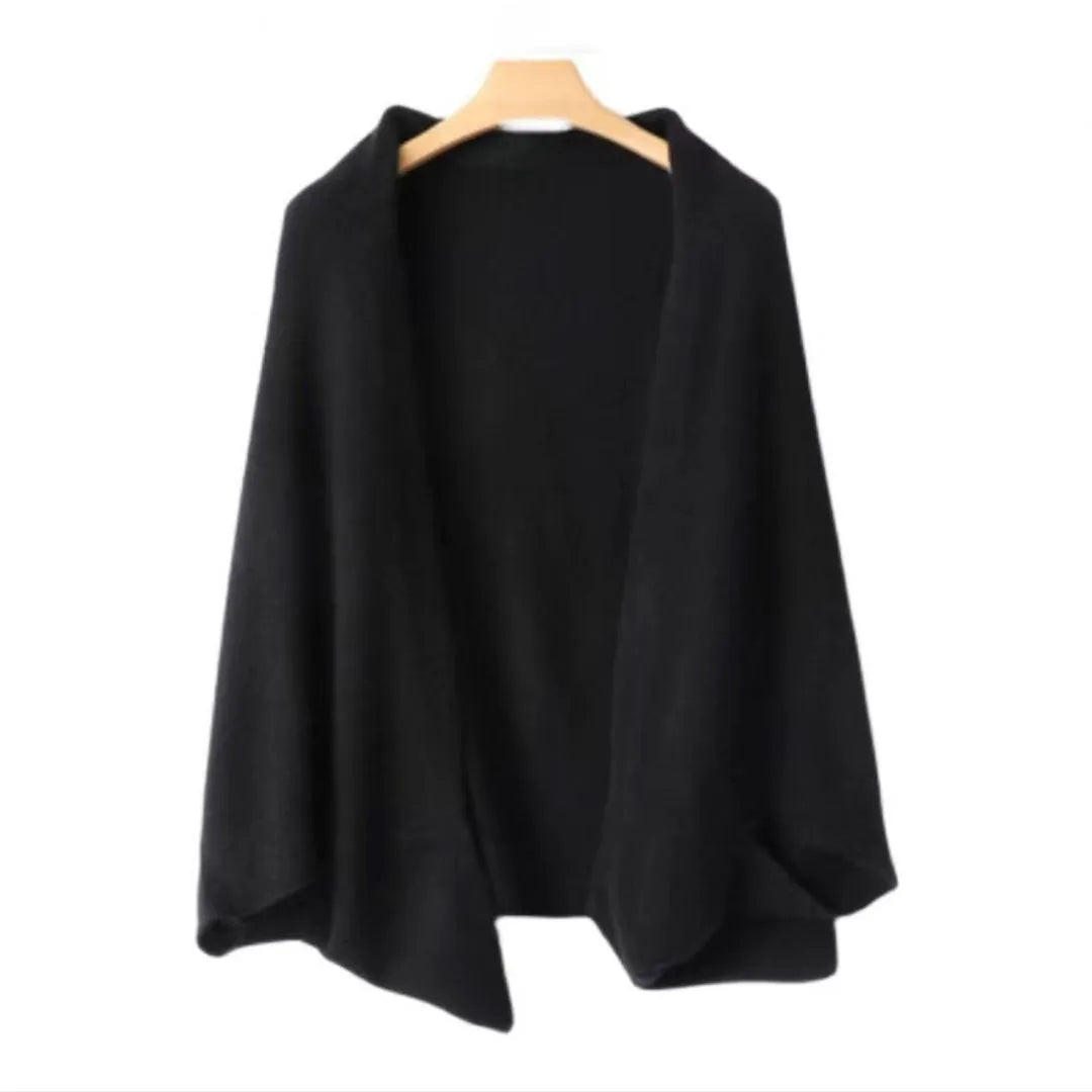 Aurelia Women's Cardigan | 100% Wool, Lightweight Shawl Design