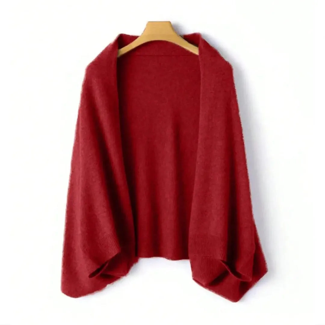 Aurelia Women's Cardigan | 100% Wool, Lightweight Shawl Design