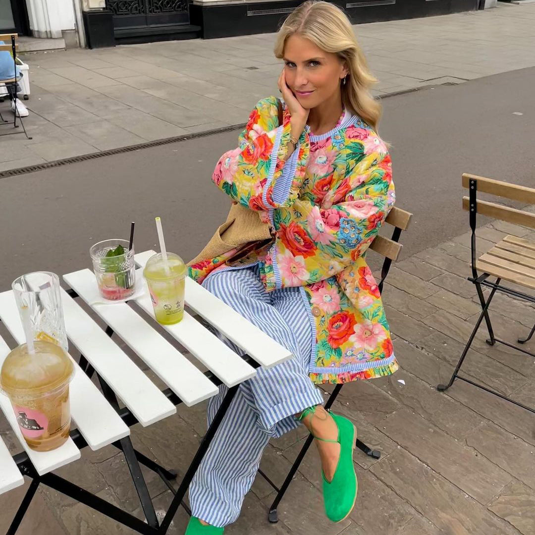 Carmela Women's Lightweight Jacket | Floral Print, Spring Essential