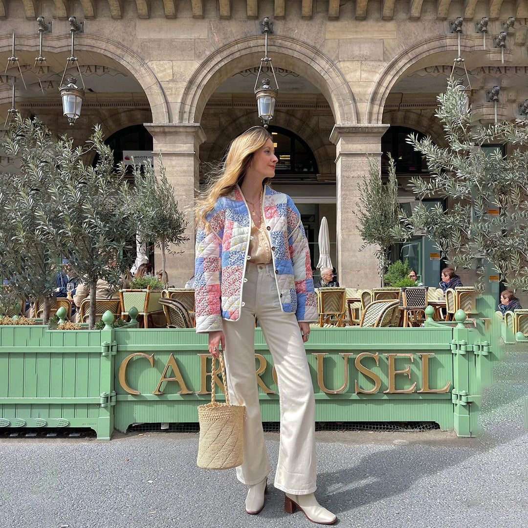 Carmela Women's Lightweight Jacket | Floral Print, Spring Essential