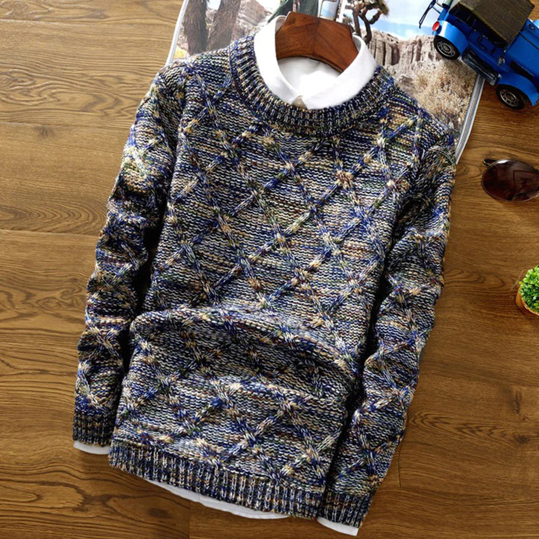 Gavin Men's Sweater | Classic Crew Neck, Versatile Style