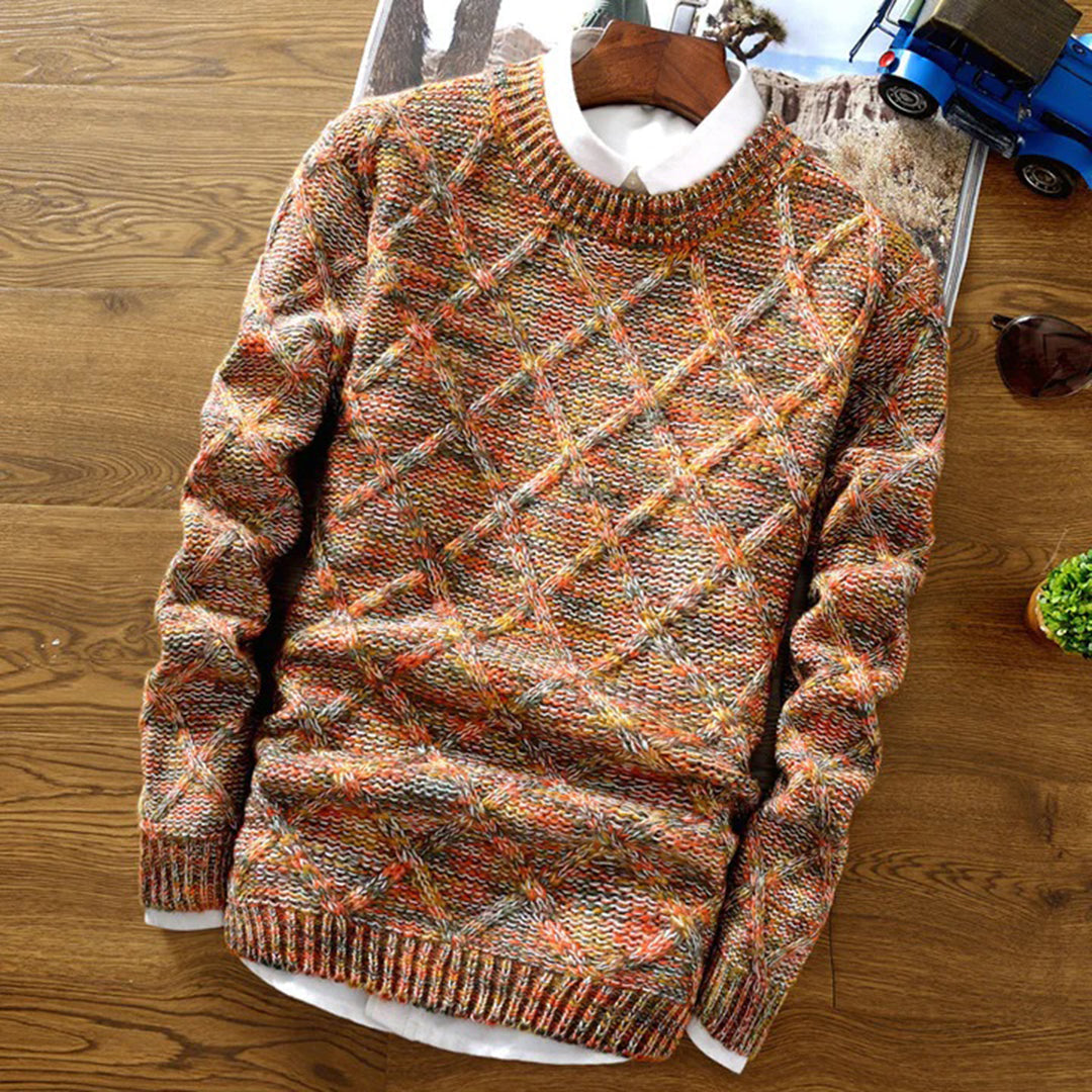 Gavin Men's Sweater | Classic Crew Neck, Versatile Style