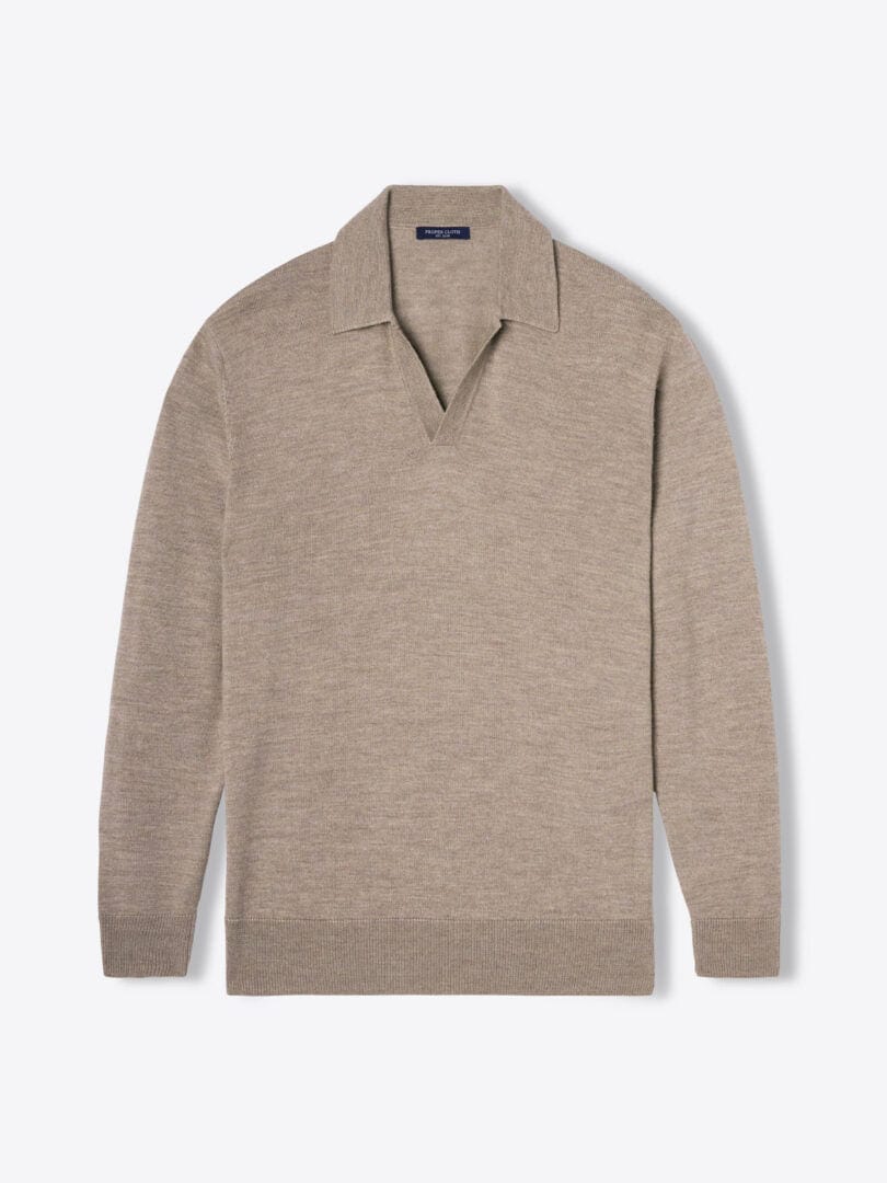 Grayson Men's Long Sleeve Polo Shirt | Premium Soft Fabric, Casual & Formal Wear