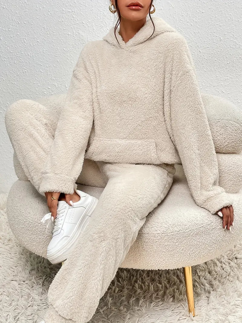 Gwendolyn Women's Loungewear Set | Cozy Teddy Fabric, Casual Comfort