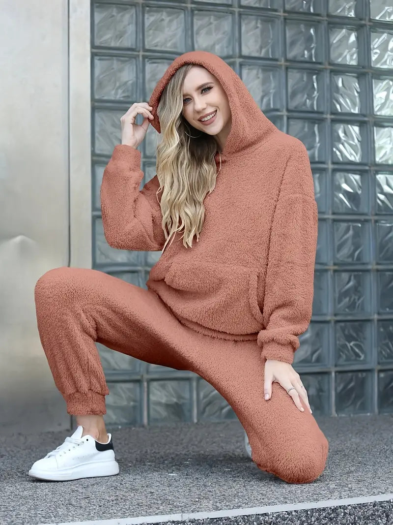Gwendolyn Women's Loungewear Set | Cozy Teddy Fabric, Casual Comfort