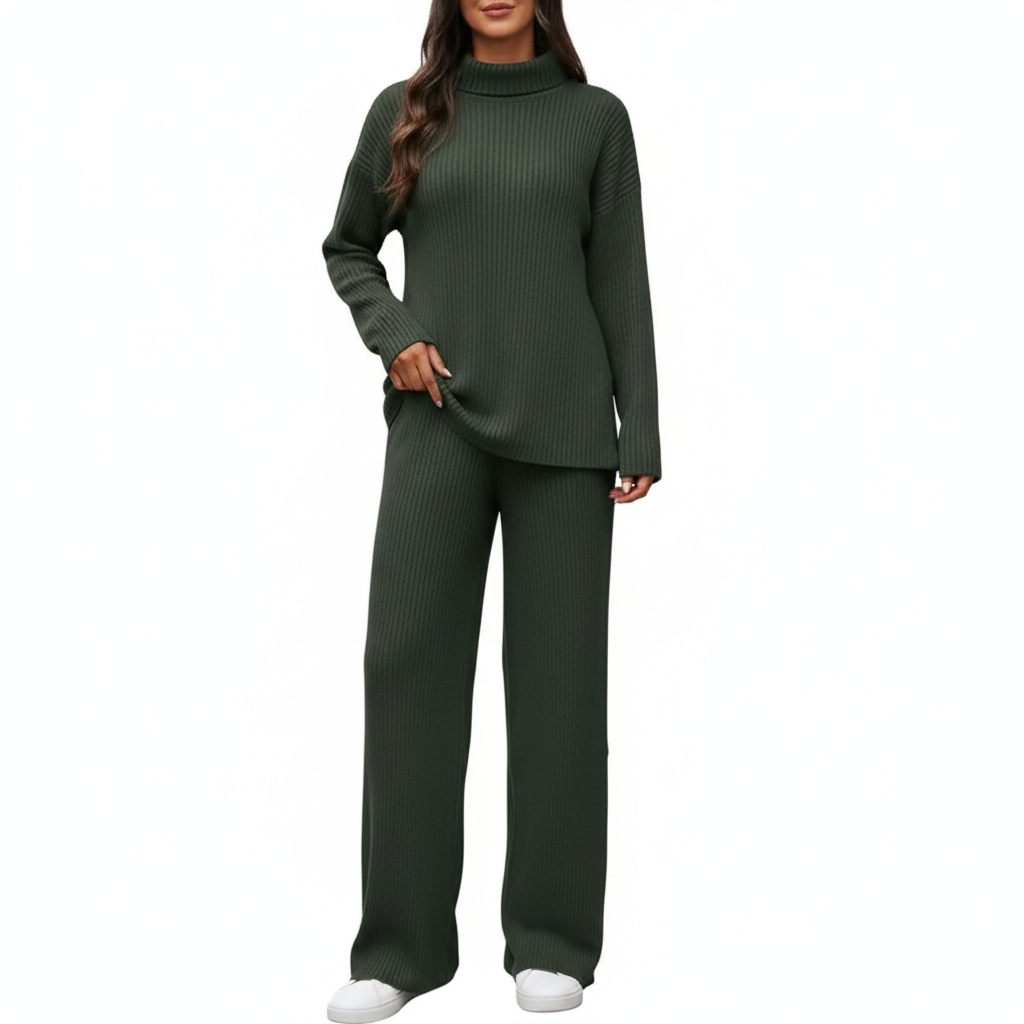 Dahlia | Women’s Casual Knitted 2-Piece Loungewear Set