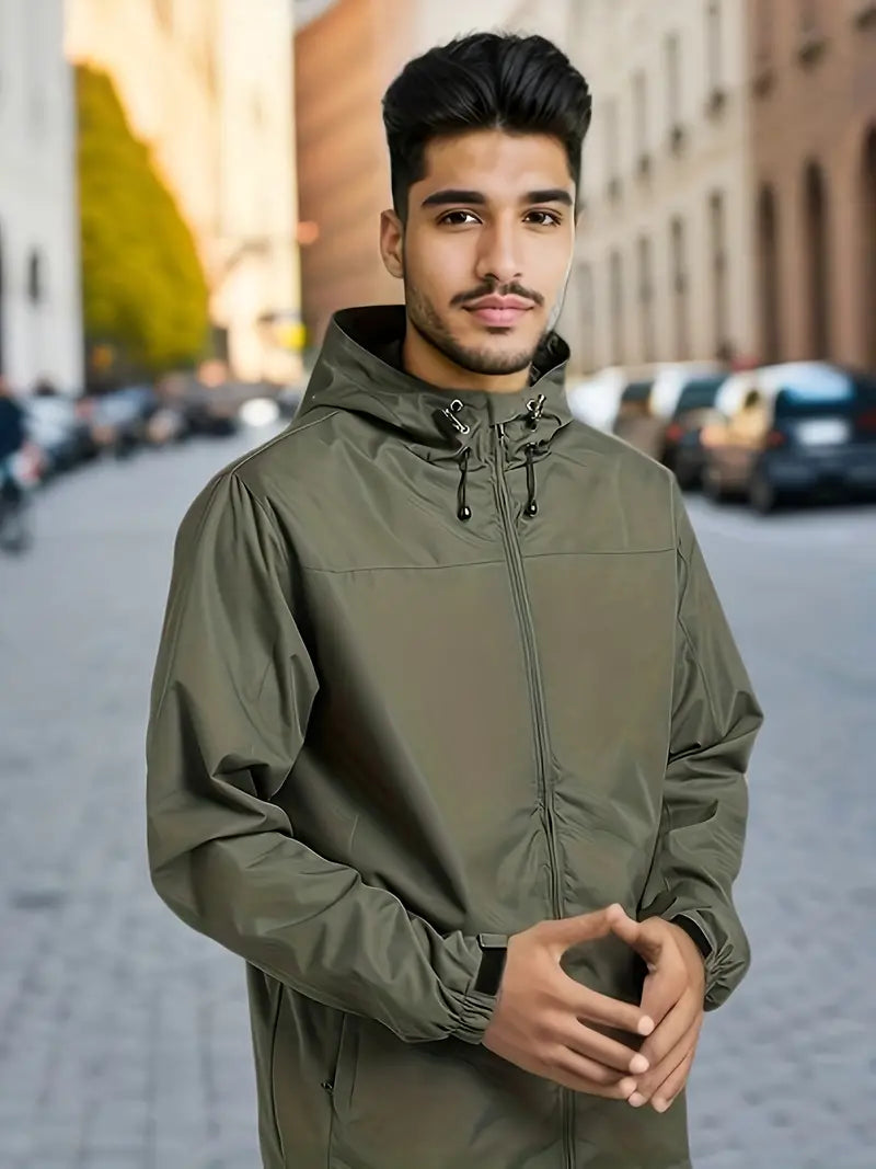 Montara Men's Windbreaker Jacket | Waterproof, Lightweight, Casual Wear