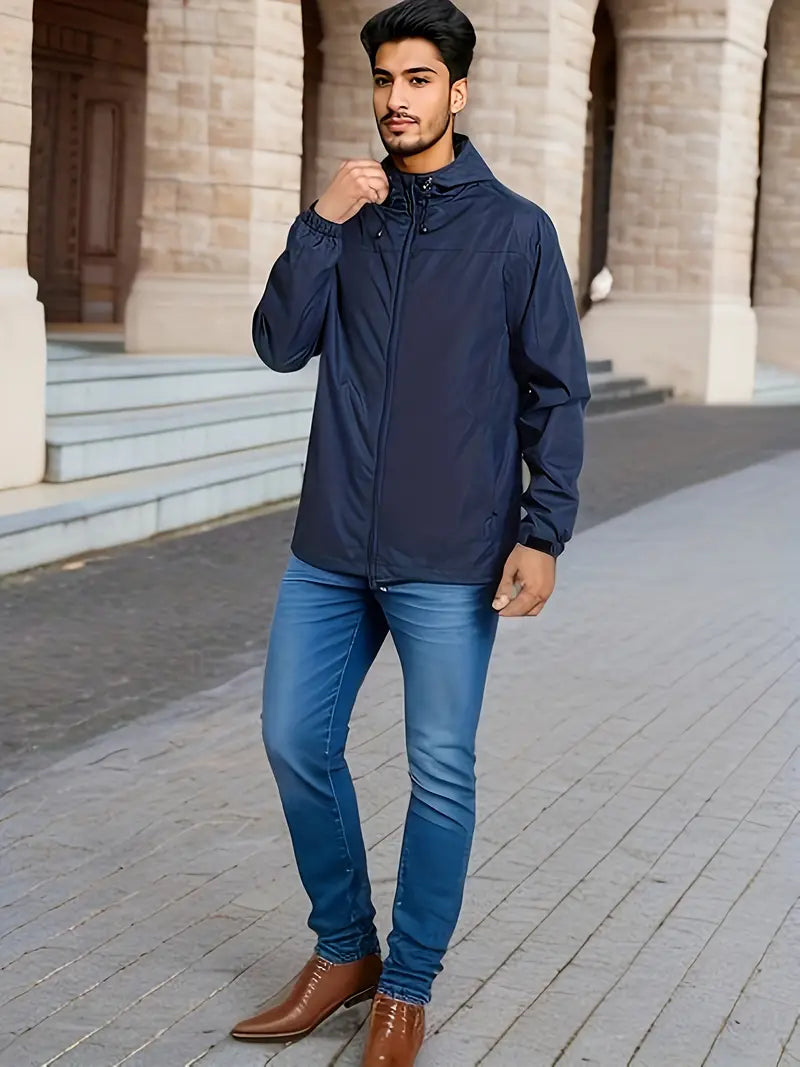 Montara Men's Windbreaker Jacket | Waterproof, Lightweight, Casual Wear