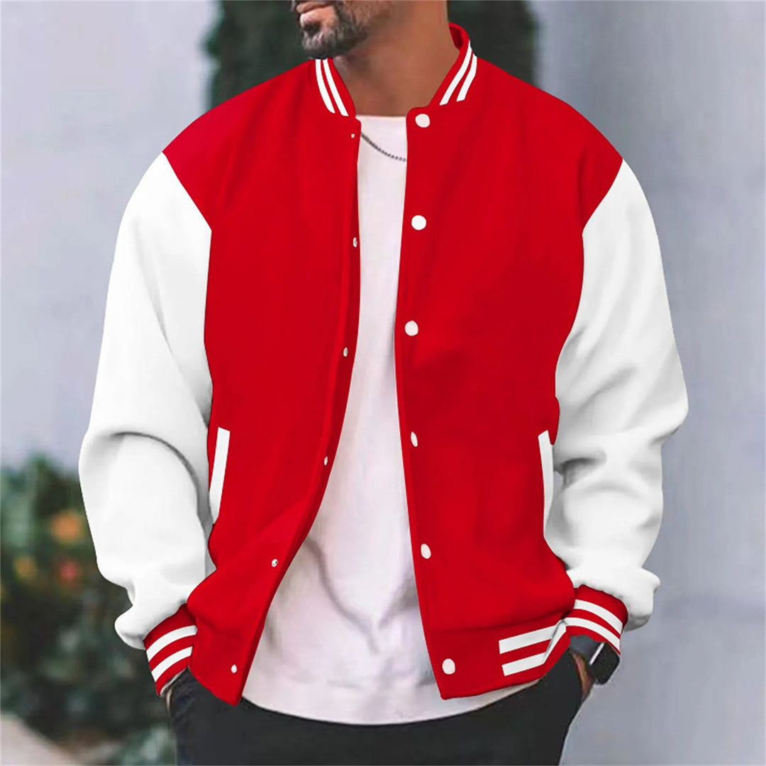 Parker Men's Varsity Jacket | Wool Blend, Casual Wear