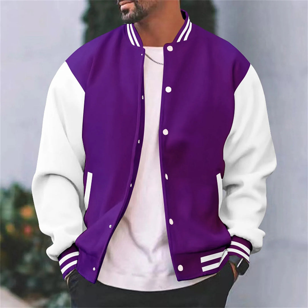 Parker Men's Varsity Jacket | Wool Blend, Casual Wear