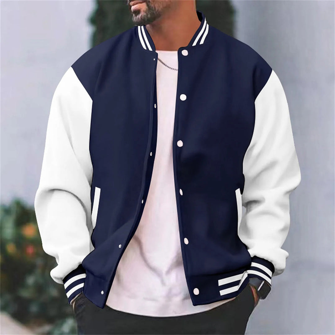 Parker Men's Varsity Jacket | Wool Blend, Casual Wear