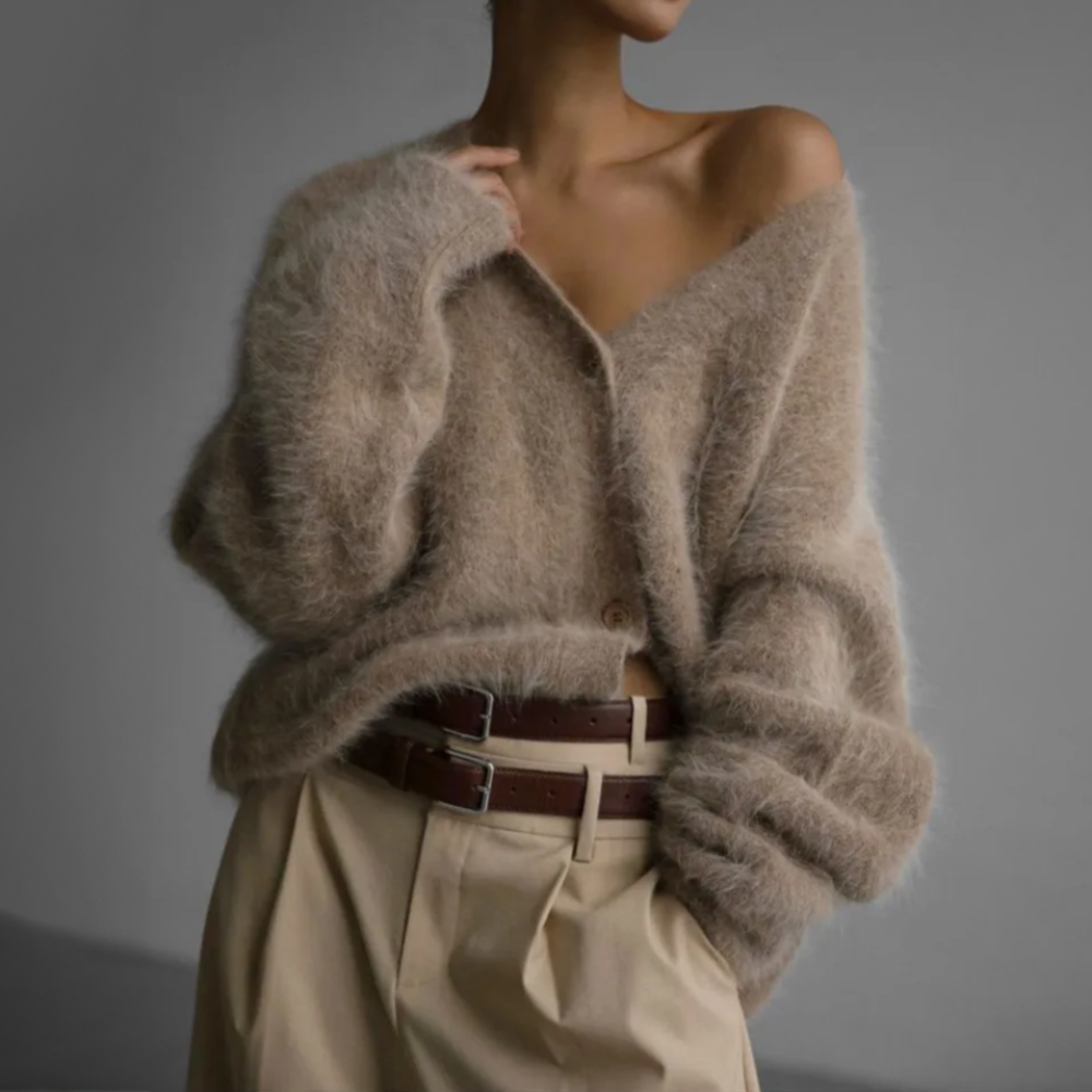 Elegant cashmere cardigan - chic & comfortable