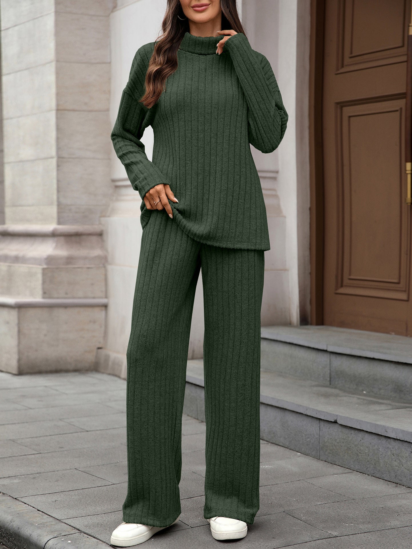 Dahlia | Women’s Casual Knitted 2-Piece Loungewear Set
