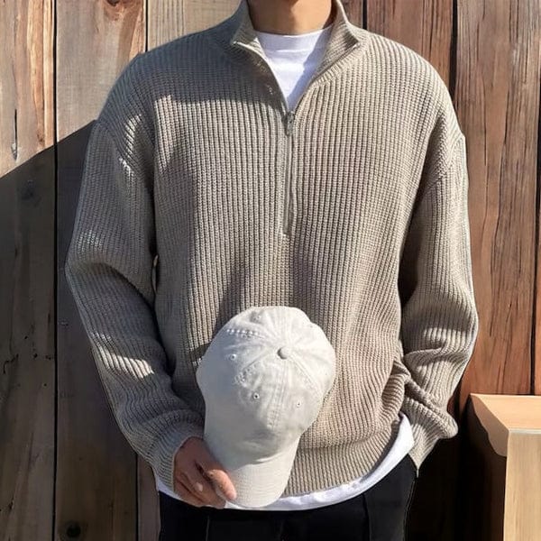 Wexler Men's Half Zip Sweater | Luxurious Knit, Versatile Layering