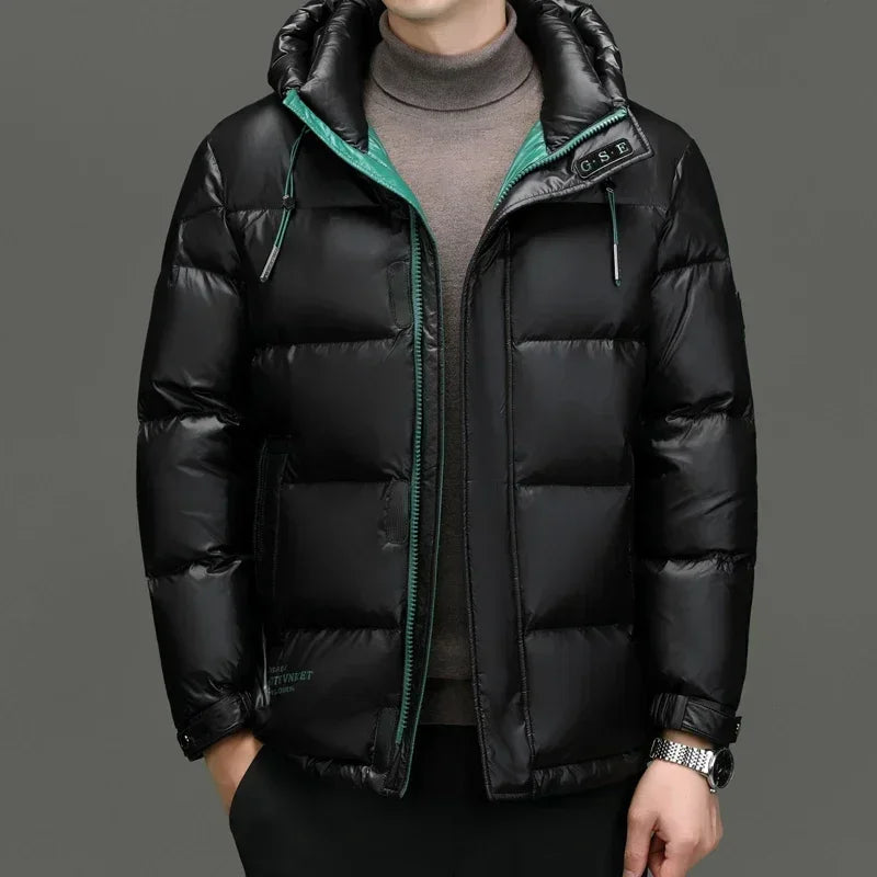 Winston Men's Winter Jacket | Down Insulation, Hooded Design for Cold Days