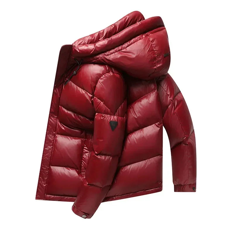 Winston Men's Winter Jacket | Down Insulation, Hooded Design for Cold Days