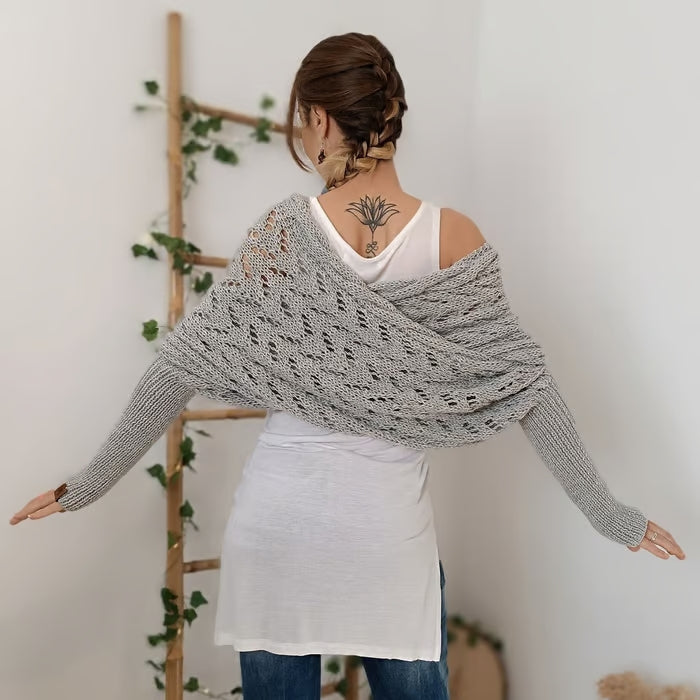 Aubrey Women’s Knitted Wrap | Boho-Inspired, Year-Round Style