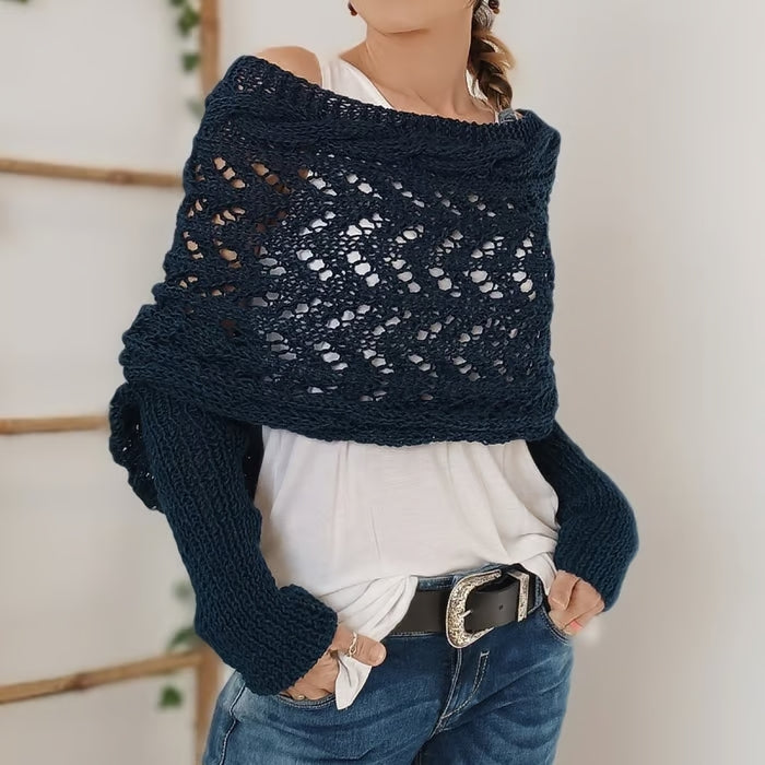 Aubrey Women’s Knitted Wrap | Boho-Inspired, Year-Round Style