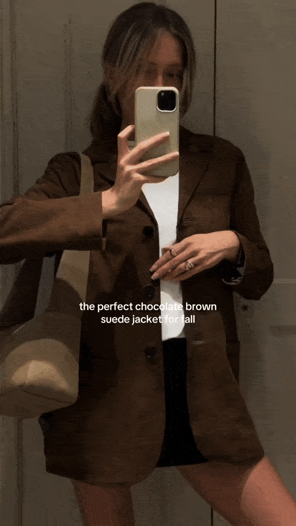 Dara Women's Suede Jacket | Slim Fit, Autumn Essential
