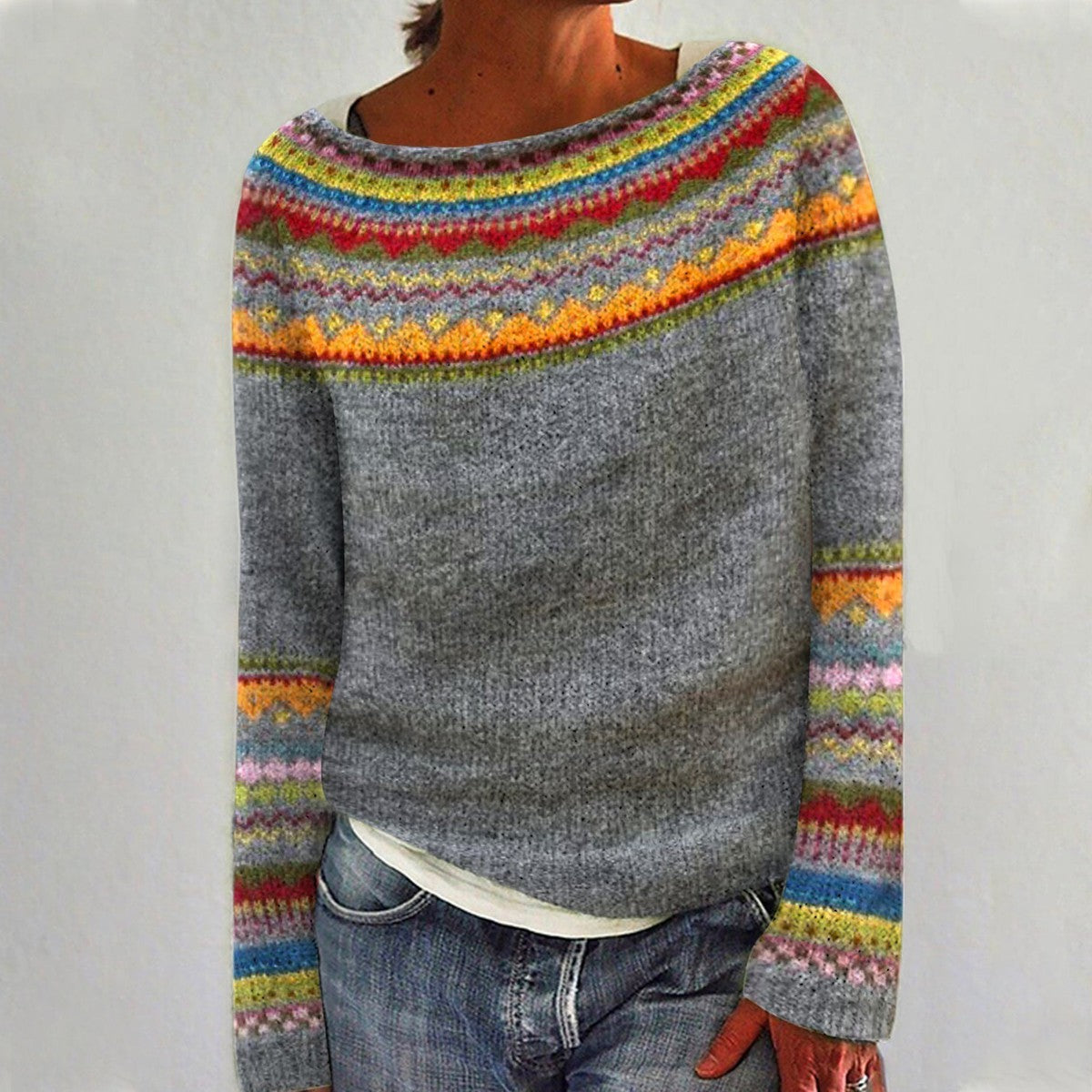Janelle | Women’s Oversized Sweater Knit Pullover