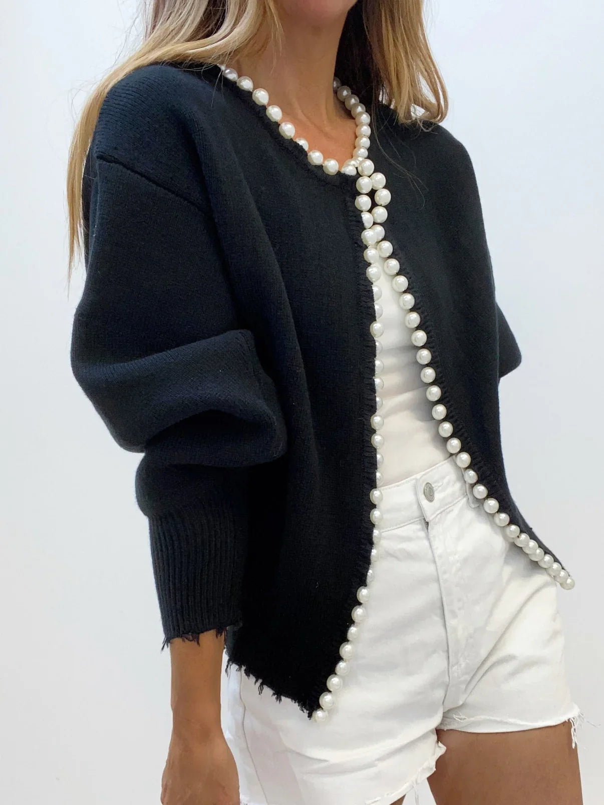 Noémie Pearl Cardigan For Women | Vintage Chic, Perfect For Layering