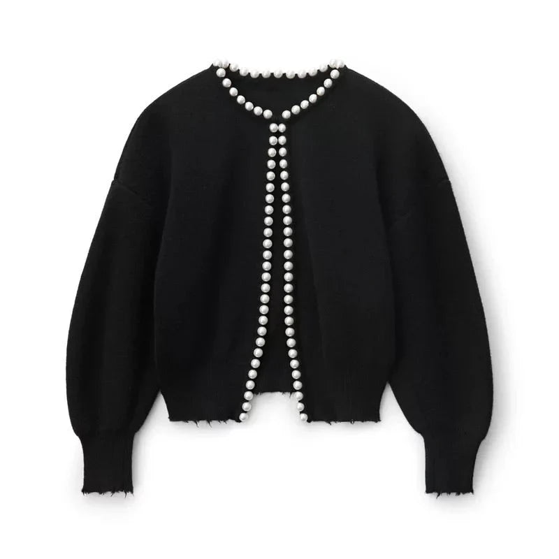 Noémie Pearl Cardigan For Women | Vintage Chic, Perfect For Layering