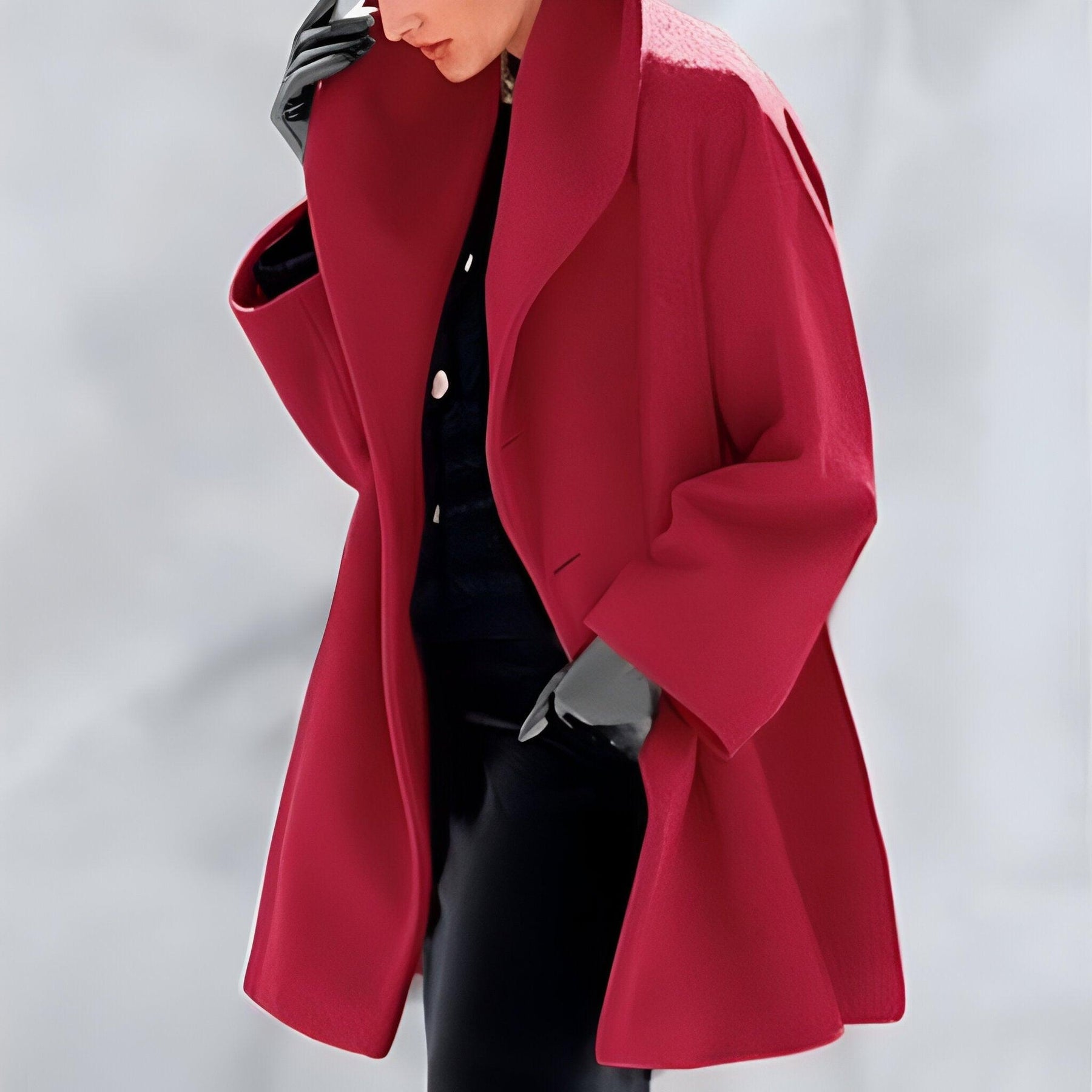 Halia | Women’s Wind-Resistant Wool Coat