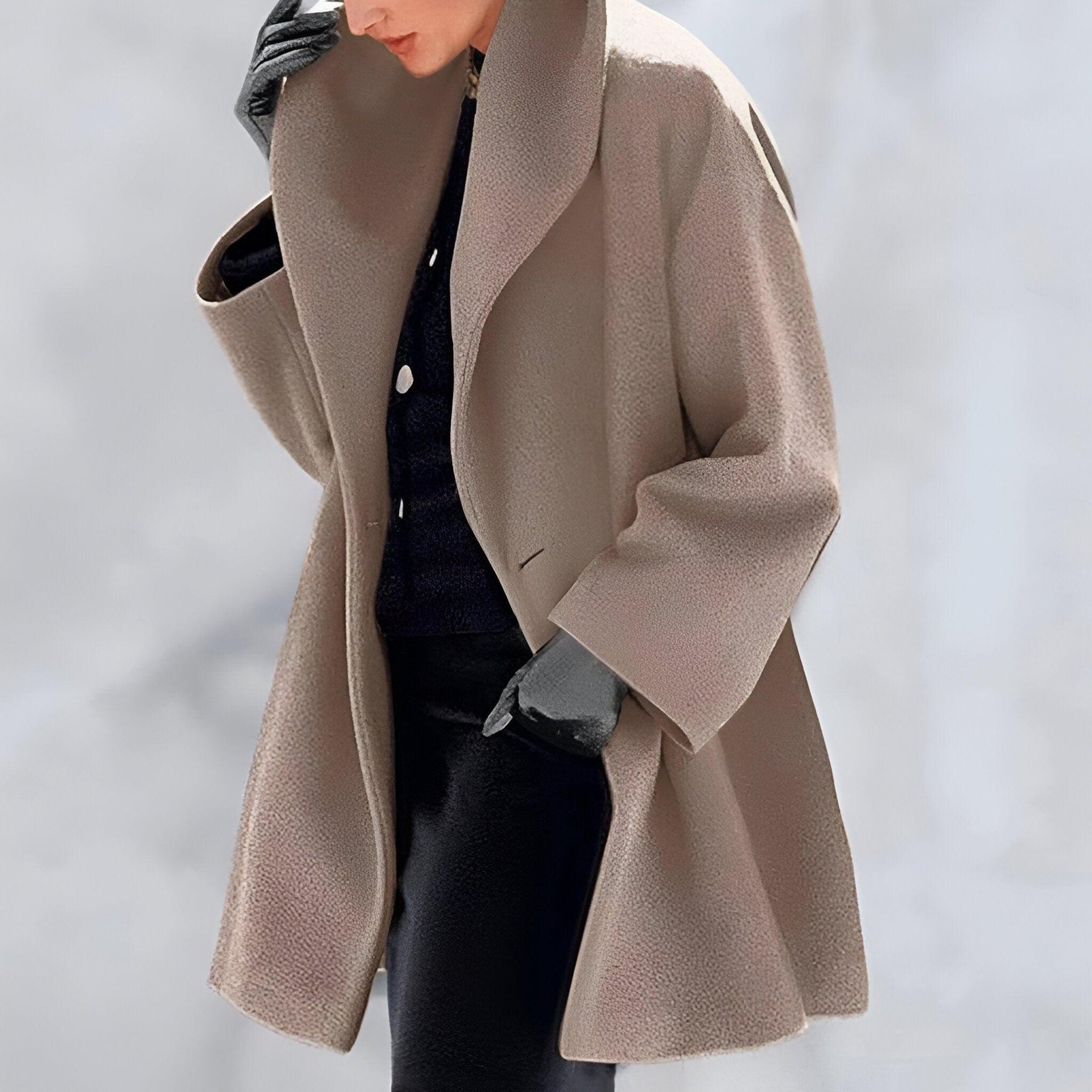 Halia | Women’s Wind-Resistant Wool Coat