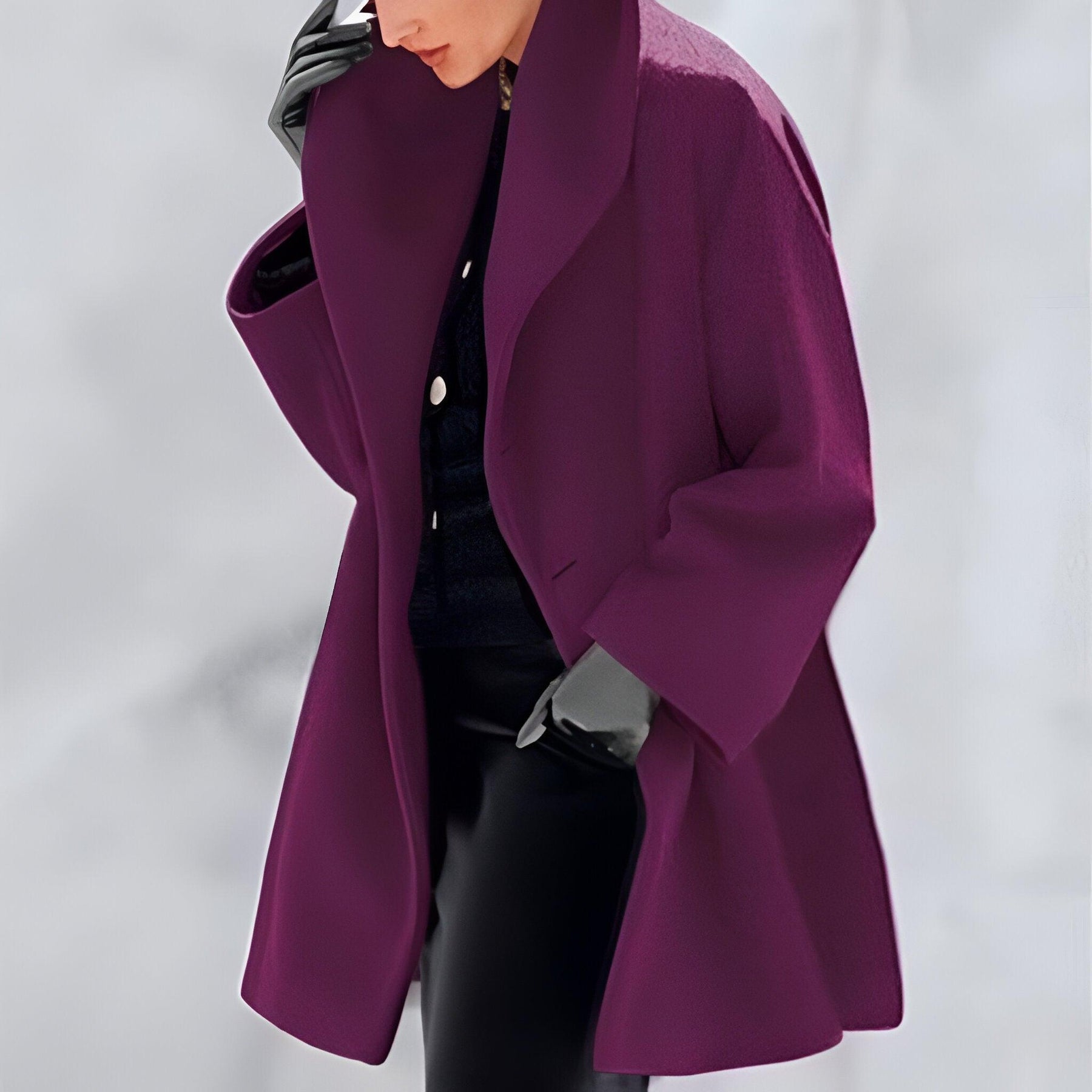 Halia | Women’s Wind-Resistant Wool Coat