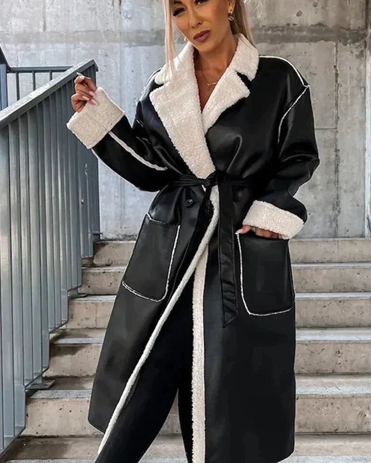 Belette | Women’s Belted Wool-Blend Maxi Coat