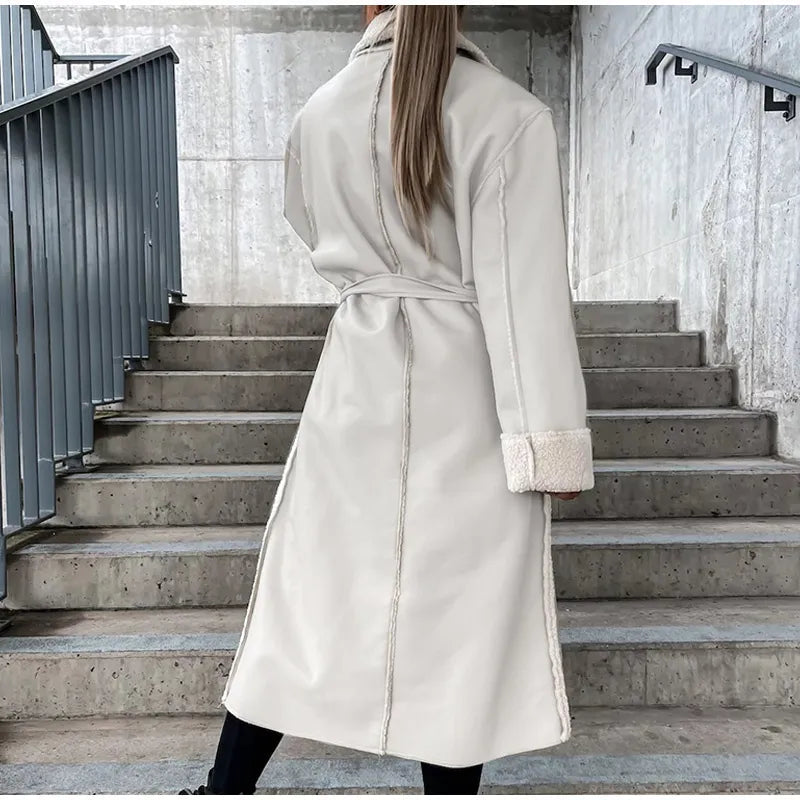 Belette | Women’s Belted Wool-Blend Maxi Coat