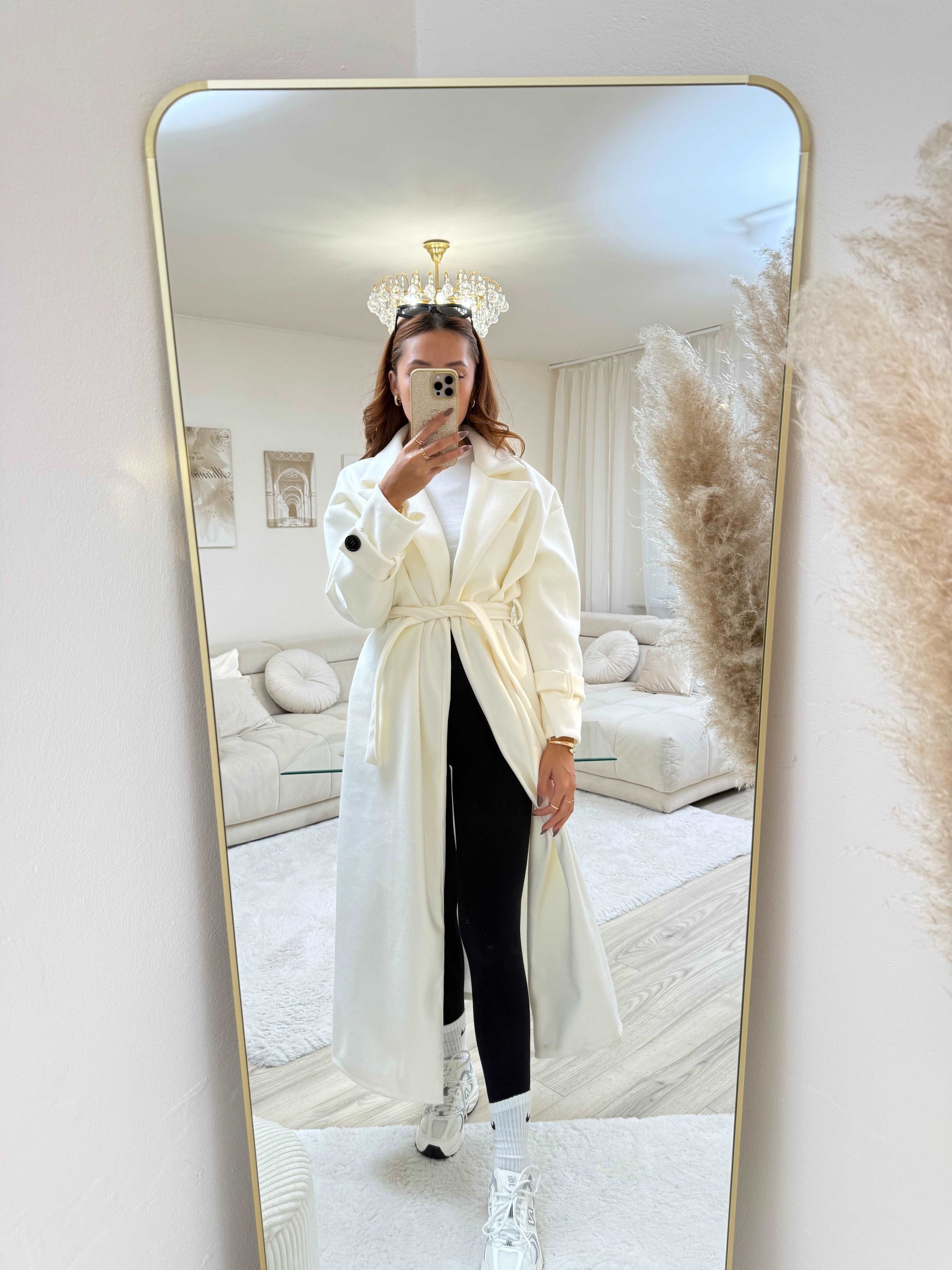 Flavia | Women’s Longline Coat in Soft Polyester Blend