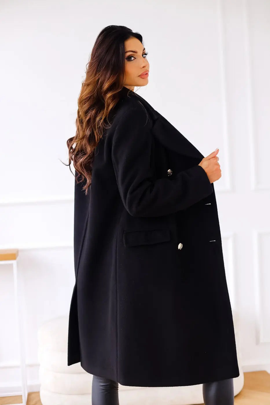 Lydia | Women’s Double-Breasted Wool Winter Coat
